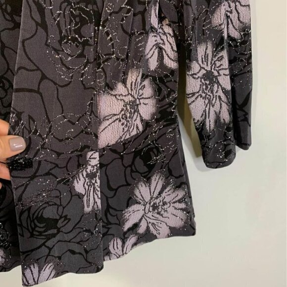 WOMAN’S two piece tank/jacket. Size medium. Formal. Pale purple/charcoal. Should - Picture 2 of 11